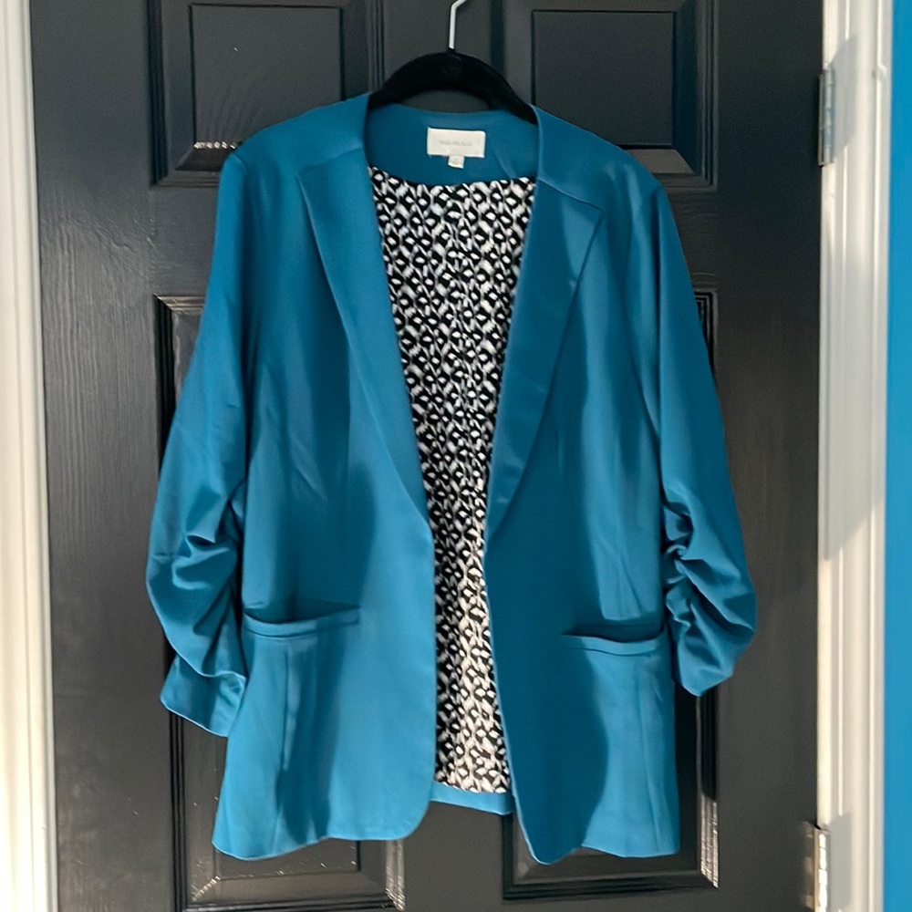 Teal blazer